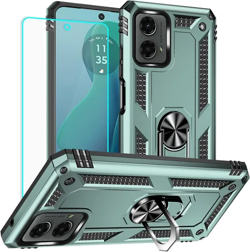Miniatura 14 de Yiakeng Funda para Moto G Play 2023, Funda para Teléfono Moto G Play 2023 con protector de pantalla HD, fundas protectoras de grado militar con Moto