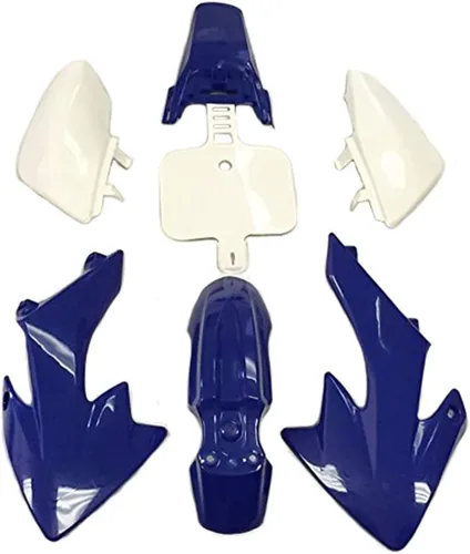 Miniatura 2 de HONGK - Kit de guardabarros de plástico azul Motorctcly para trabajo de carenado compatible con CRF XR XR50 CRF50 Clone 125CC Pit Dirt Bike