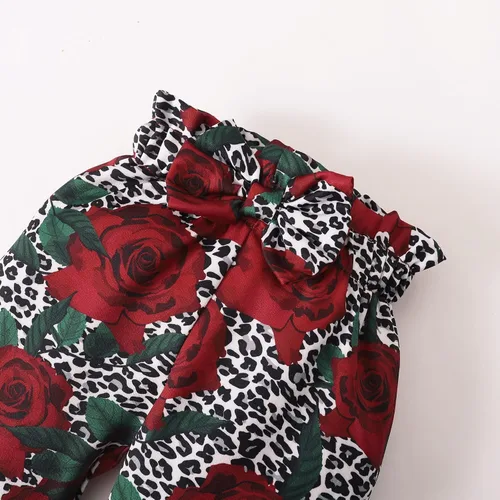 Miniatura 6 de Mioglrie Newborn Infant Baby Girl Clothes Romper Pants Set Cotton Floral Outfits Baby Clothes for Girls
