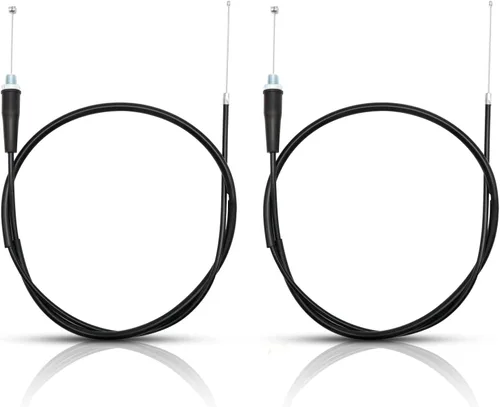 2 cables de acelerador para motocicleta con agarre del acelerador de 0.866 in CNC de aluminio Quick Twister con cable de acelerador CRF50 70 110