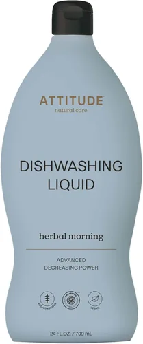 Miniatura 15 de ATTITUDE Jabón para Platos, Verificado por EWG, Líquido para Lavar Platos a Base de Plantas y Vegano, De Origen Natural, Aroma a Ralladura
