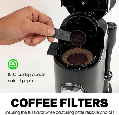 Miniatura 2 de MIMORE Filtros de Café - 150 PIEZAS Filtros de Papel Desechables para Cafeteras de Porción Individual Ninja Pods and Grounds PB041, PB051