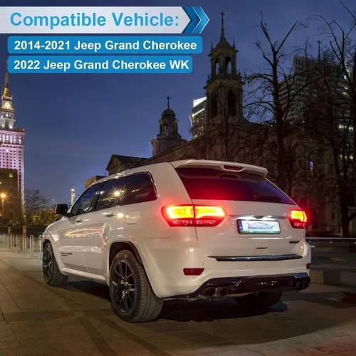 Miniatura 7 de Conjunto de lámpara LED para placa de matrícula compatible con Grand Cherokee WK 6000K 2014-2021, color blanco, paquete de 2