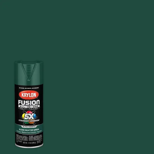 Miniatura 359 de Krylon Fusion - Pintura en aerosol adhesiva todo en uno para uso en interiores y exteriores, 12 onzas, aluminio