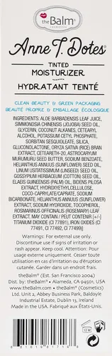 Miniatura 3 de theBalm Anne T. Dotes Crema hidratante tintada, 10 (para una piel muy clara), 1 onza líquida, 7168
