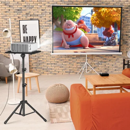 Miniatura 2 de Facilife Trípode para proyector, trípode para laptop, altura ajustable, de 22 a 47 pulgadas, soporte de trípode para proyector, trípode