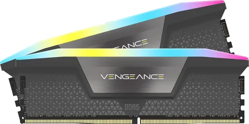 Miniatura 7 de CORSAIR Vengeance RGB RS DDR5 RAM 64GB (2x32GB) Hasta 5200MHz CL40-40-40-77 1.25V AMD Expo Intel XMP Memoria de escritorio para computadora - Gris