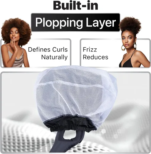 Miniatura 3 de Gorro de pelo de acondicionamiento profundo, accesorio de secadora con capucha para aceite caliente, máscaras y tratamientos de proteínas, tapa
