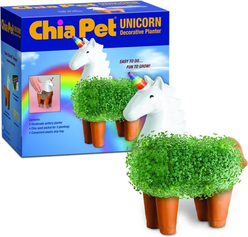 Miniatura 10 de Chia Pet Bear Cub con paquete de semillas, maceta decorativa de cerámica, fácil de hacer y divertido de cultivar, regalo novedoso, perfecto