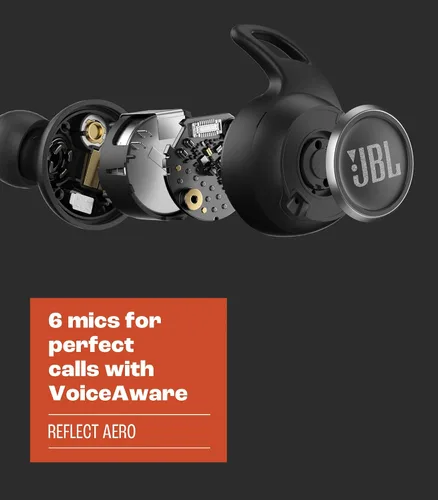 Miniatura 2 de JBL Refect Aero - Auriculares activos inalámbricos con cancelación de ruido, 6 micrófonos para llamadas perfectas con voz consciente, extremo
