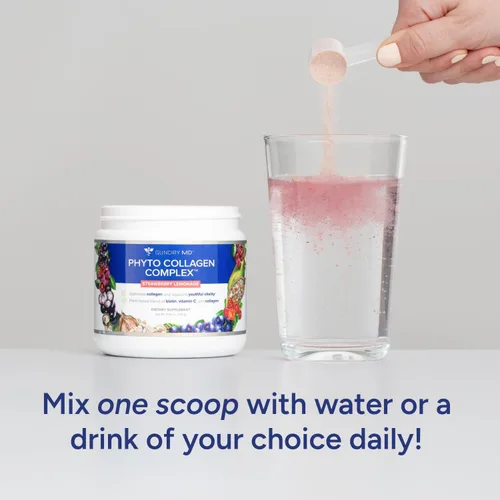 Miniatura 4 de Gundry MD Complejo de fitocolágeno, suplemento multivitamínico en polvo que apoya la fuerza con vitamina C, aminoácidos y polifenoles, limonada