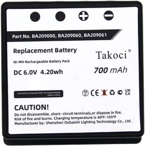 Miniatura 7 de BA209000, BA209060, BA209061 Batería de repuesto para HBC Radiomatic FUB9NM, Eco, Spectrum 1, Spectrum 2, Linus 4, 6 / Micron 4, 6 transmisor