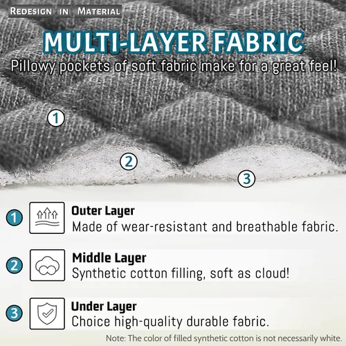 Miniatura 4 de Roytub Fundas para Reposabrazos de Sofá, Fundas para Brazos de Sofá, Funda Elástica para Reposabrazos para Sofás, Sillones, Loveseat, Sillón Gris