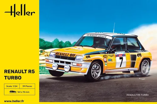 Miniatura 3 de Heller Kit de construcción de modelos de coche Renault R5 Turbo