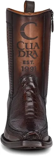 Miniatura 3 de Cuadra Botas vaqueras para hombre en piel auténtica de avestruz 1J2KPT