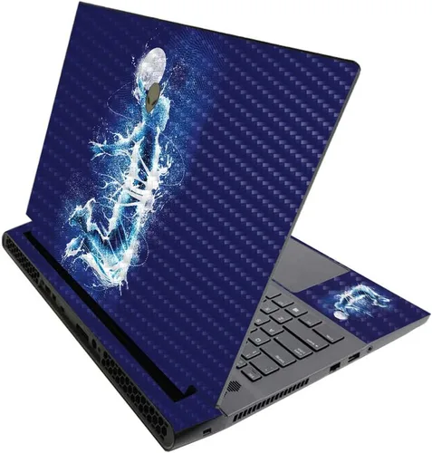 Miniatura 235 de MightySkins - Skin brillante con purpurina para Alienware M17 R3 (2020) y M17 R4 (2021) - Diversión de los años 90 Acabado duradero con purpurina