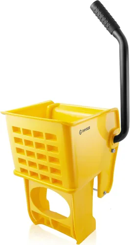 Repuesto de escurridor de prensa lateral para cubo de trapeador comercial de marca Dryser de 26 y 33 cuartos de galón, amarillo