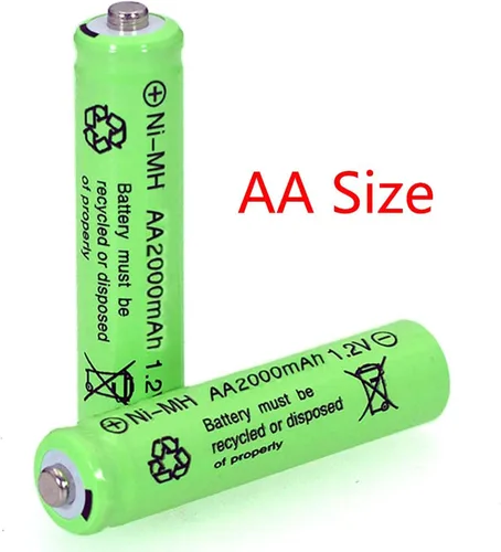 Miniatura 8 de 12 pilas AA 2000mAh recargables de alta capacidad precargadas 1.2V batería solar Ni-MH 2A de larga duración