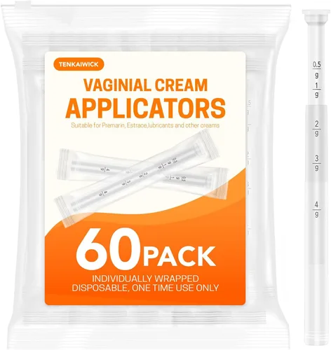 Miniatura 10 de Paquete de 100 aplicadores de supositorios vaginales desechables para mujeres, se adapta a la mayoría de lubricantes, cremas, geles, píldoras
