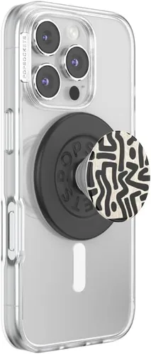 Miniatura 26 de PopSockets Agarre para teléfono con soporte expandible, agarre adhesivo, color negro