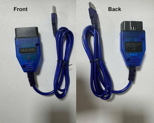 Miniatura 2 de OBDII - Cable de diagnóstico para escáner VW Audi Skoda Seat Volkswagen, compatible con VAG-COM KKL 409.1, cable de programación de coche de 16