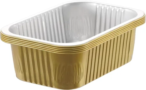 Miniatura 2 de Bandejas de papel de aluminio de BondOnLum, bandejas de aluminio resistentes, bandejas de aluminio desechables, bandejas de papel de aluminio