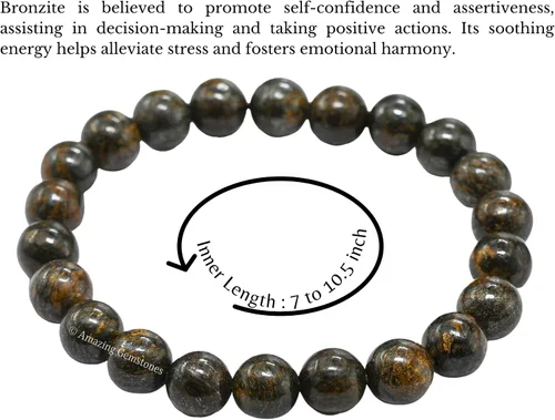 Miniatura 826 de Amazing Gemstone Crystal Bracelet for Women Men's Gifts - Protection Healing Crystal Bracelet - 8mm Gemstone Beaded Stretchable Bracelet Pulseras