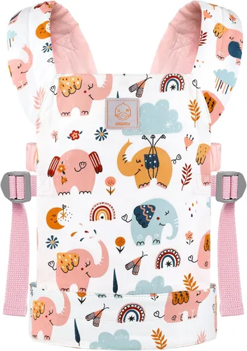 Miniatura 11 de GAGAKU Portabebés para Muñecas para Niñas Pequeñas - Juguete Portador de Animales de Peluche para Niños Pequeños - Flores de Cera Rosa