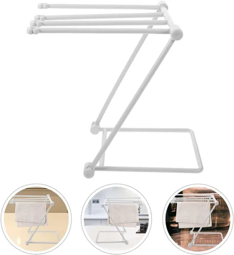 Miniatura 2 de Alipis Paños para lavar platos, toallero para estantes de almacenamiento, encimeras, toallero, colgador de baño, tocadores, encimera de cocina