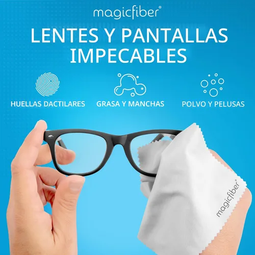 Miniatura 2 de Paño de limpieza MagicFiber de microfibra, paquete de 6 - Paño premium para gafas, lentes, pantallas y más