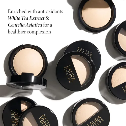 Miniatura 3 de LAURA GELLER NEW YORK - Iluminador Baked Natural Glow de brillo natural que realza la radiancia, vainilla francesa