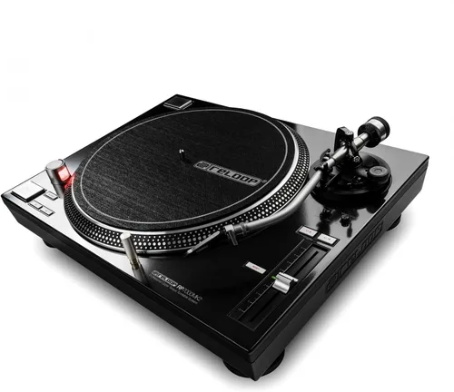 Reloop RP-7000 MK2 Sistema de tocadiscos profesional de torque superior, Negro