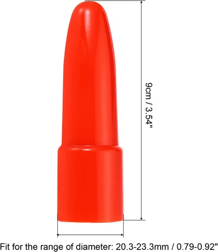 Miniatura 2 de PATIKIL Tapas difusoras de linterna, 2 piezas de plástico de policarbonato resistente al desgaste, varita de señal para la mayoría de linternas LED