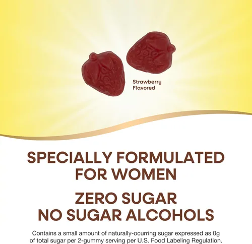 Miniatura 2 de Nature's Way ¡Alive! Zero Sugar Multivitaminas en gomitas para mujer, metabolismo energético*, cabello, piel, uñas*, vitaminas B, sin alcoholes