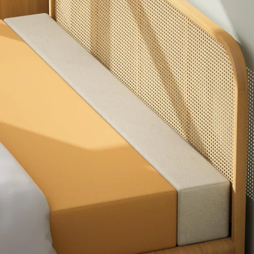 Miniatura 14 de DEEPSHARK - Relleno para hueco de cama de tamaño matrimonial, esponja de alta densidad 45D, funda extraíble y lavable, relleno extendido de colchón
