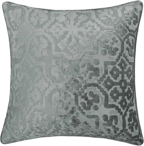 Miniatura 12 de Funda de almohada moderna de terciopelo (juego de 2 unidades, 12 x 20 pulgadas, gris)
