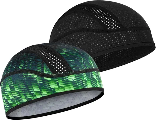Miniatura 13 de Gorro con forro para casco de calavera, malla de enfriamiento para hombres y mujeres, se adapta debajo de los cascos