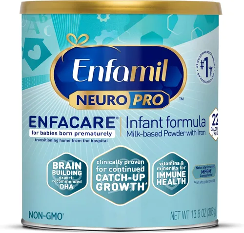 Enfamil NeuroPro EnfaCare - Fórmula para bebés prematuros de alto valor calórico, a base de leche con hierro, DHA para el desarrollo cerebral,