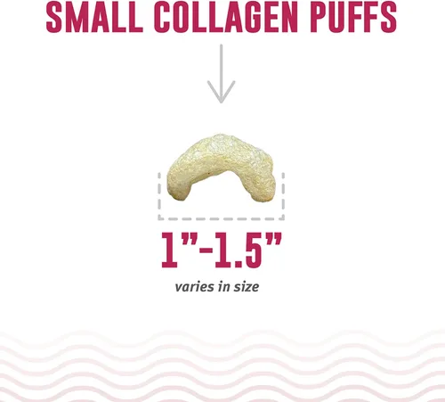 Miniatura 4 de Icelandic+ Colágeno Puffs: Colágeno de res al horno con piel de bacalao, bolsa de 0.5 onzas, golosinas para gatos, bocadillos crujientes