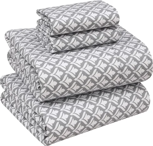 Miniatura 21 de RUVANTI Juego de sábanas divididas tamaño King de 100 % algodón para cama ajustable, 5 piezas, ropa de cama de tejido de percal suave y Guisante