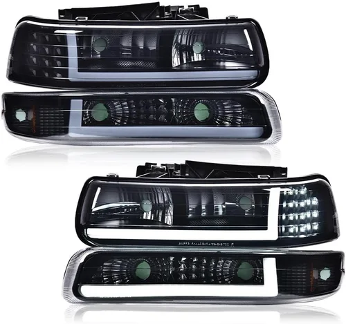 Miniatura 48 de CHEDA Conjunto de Faros Delanteros Faro Compatible con GMC Canyon/Chevy Colorado 2004-2012 Conjunto de Faros Luces de Parachoques
