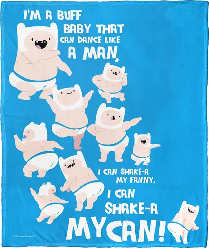 Miniatura 19 de Northwest Adventure Time - Manta de seda táctil, 50 x 60 pulgadas, Adventure Comic
