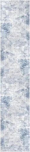 Miniatura 506 de IOHOUZE Alfombra abstracta lavable de 3 x 12 pies para pasillos, antideslizante para cocina, camino de entrada de lana sintética para interiores