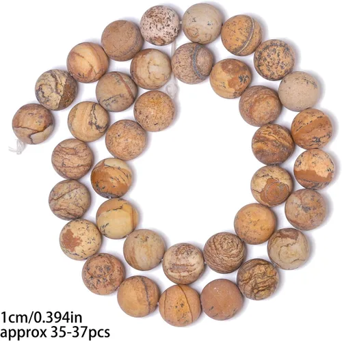 Miniatura 29 de Cuentas de Apatita 10mm 35 Piezas de Piedra para Hacer Joyería, Cuentas Grandes, Pulseras, Keychaian, Cuentas Sueltas Redondas Lisas, Cuentas