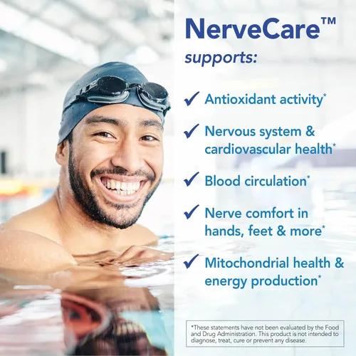 Miniatura 4 de Patient One NerveCare Suplemento para apoyar la salud nerviosa y vascular* Con ácido alfa lipoico, vitamina B12, ALC y benfotiamina 90 cápsulas