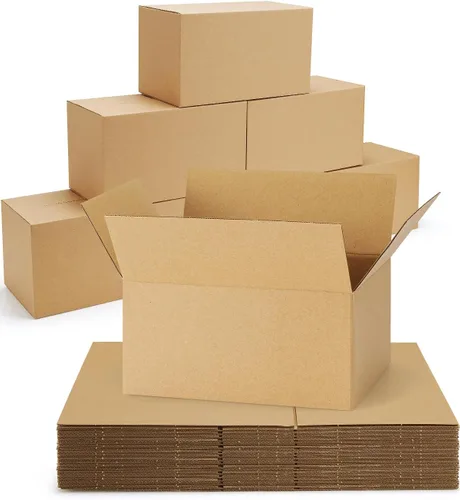 Miniatura 10 de Paquete de 40 cajas de envío pequeñas de 6x4x4, cajas de cartón corrugado para embalaje para pequeñas empresas, cajas marrón para envíos por correo
