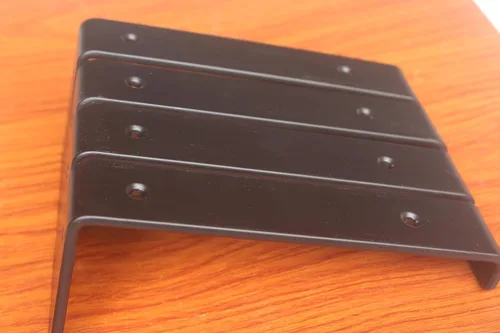 Miniatura 6 de Paquete de 4 soportes de estante de labio J de 5.5 pulgadas de largo x 4 pulgadas de alto x 1.5 pulgadas de ancho, soporte de estante flotante