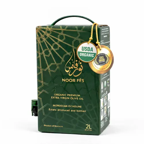 Miniatura 12 de NOOR FÈS EVOO Set de regalo Más de 20 premios USDA Orgánico 584 mg/kg de alto en polifenoles Virgen extra Finca de origen único Aceite