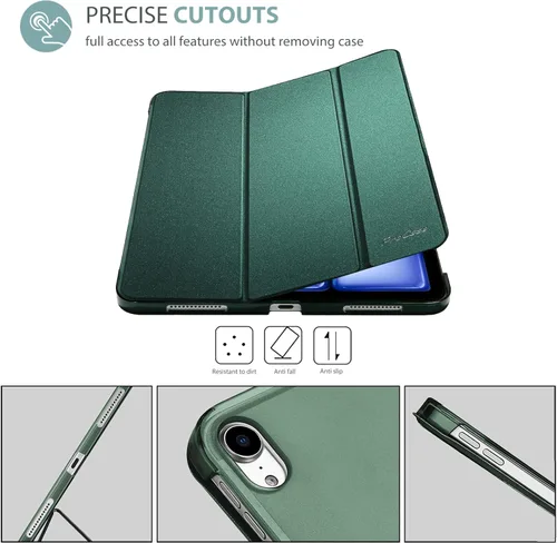 Miniatura 6 de ProCase Funda inteligente para iPad Air de 11 pulgadas M3 M2 2025 2024/10.9 Air 5ª 4ª Generación 2022 2020, Funda protectora para Air 5 4 -Mgreen