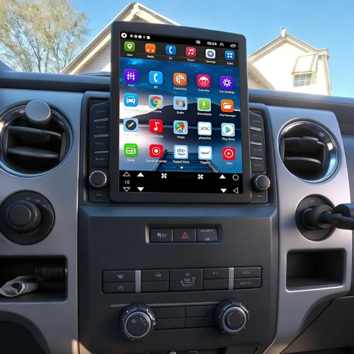Radio de coche de 9.7 pulgadas para Ford F150 2009 2010 2011 2012 doble DIN con Carplay inalámbrico Android Auto [2+32G] Bluetooth pantalla estéreo